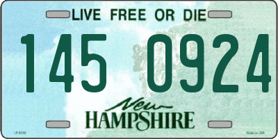 NH license plate 1450924
