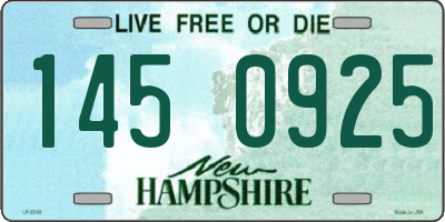 NH license plate 1450925