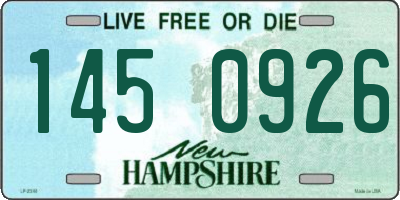 NH license plate 1450926