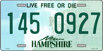 NH license plate 1450927