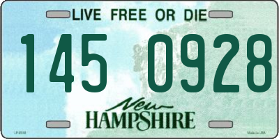 NH license plate 1450928