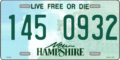 NH license plate 1450932