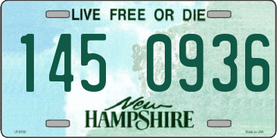 NH license plate 1450936