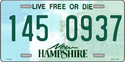 NH license plate 1450937