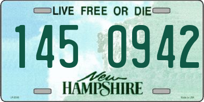 NH license plate 1450942