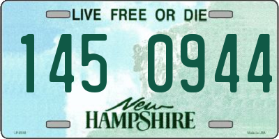 NH license plate 1450944