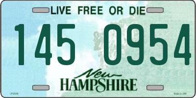 NH license plate 1450954