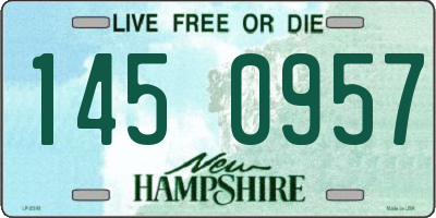 NH license plate 1450957