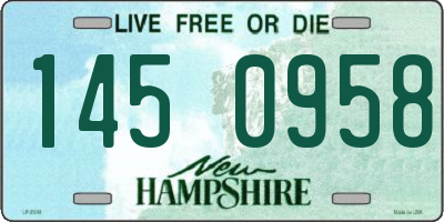 NH license plate 1450958