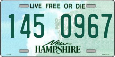 NH license plate 1450967