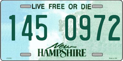 NH license plate 1450972
