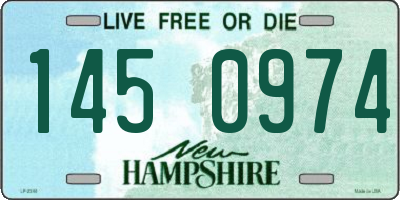 NH license plate 1450974