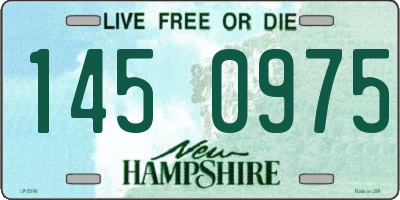 NH license plate 1450975