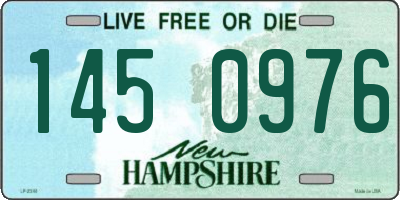 NH license plate 1450976