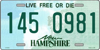 NH license plate 1450981