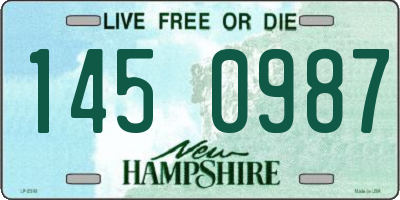 NH license plate 1450987