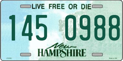 NH license plate 1450988