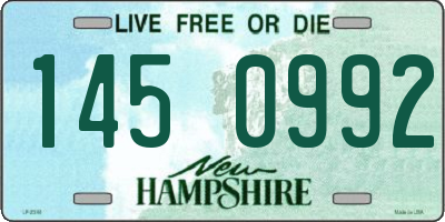 NH license plate 1450992