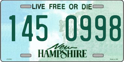 NH license plate 1450998