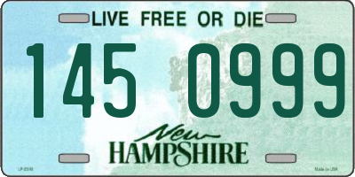 NH license plate 1450999