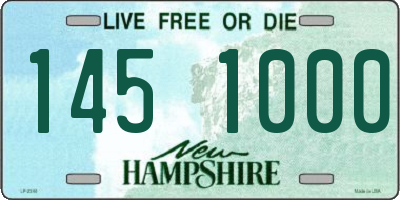 NH license plate 1451000