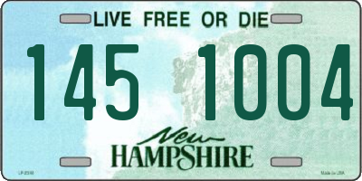 NH license plate 1451004