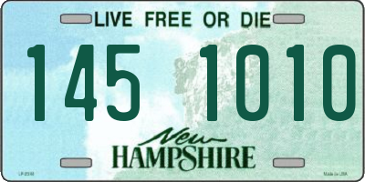 NH license plate 1451010