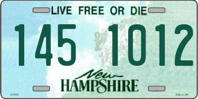 NH license plate 1451012