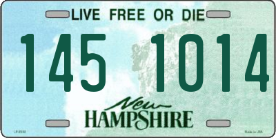 NH license plate 1451014