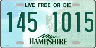 NH license plate 1451015