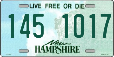 NH license plate 1451017