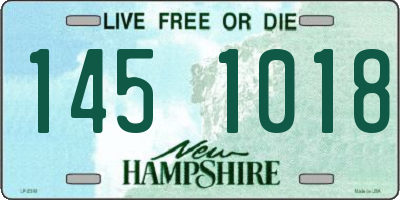 NH license plate 1451018
