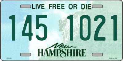 NH license plate 1451021