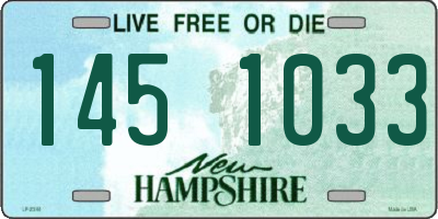 NH license plate 1451033