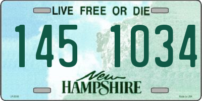 NH license plate 1451034