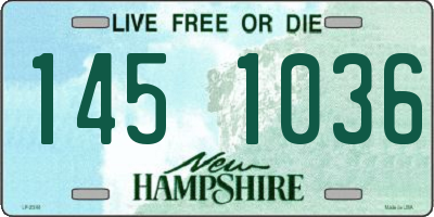 NH license plate 1451036