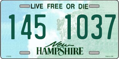 NH license plate 1451037