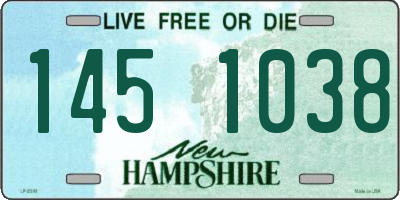 NH license plate 1451038