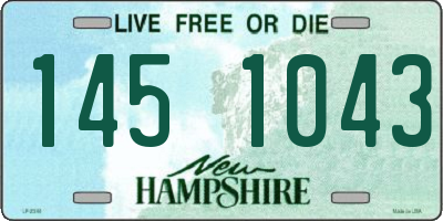 NH license plate 1451043