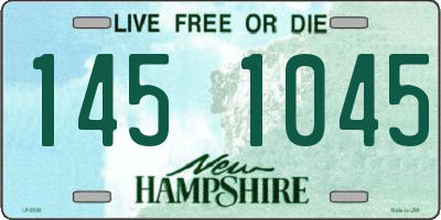 NH license plate 1451045