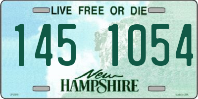 NH license plate 1451054