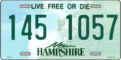NH license plate 1451057