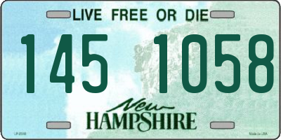 NH license plate 1451058