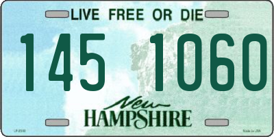 NH license plate 1451060