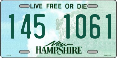 NH license plate 1451061