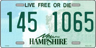 NH license plate 1451065