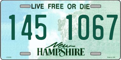 NH license plate 1451067