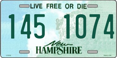 NH license plate 1451074