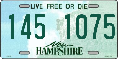 NH license plate 1451075