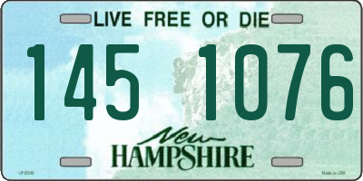 NH license plate 1451076
